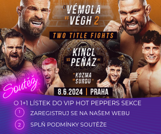 Soutěž o 1 + 1 lístek do VIP Hot Peppers sekce na Oktagon 58 EDEN